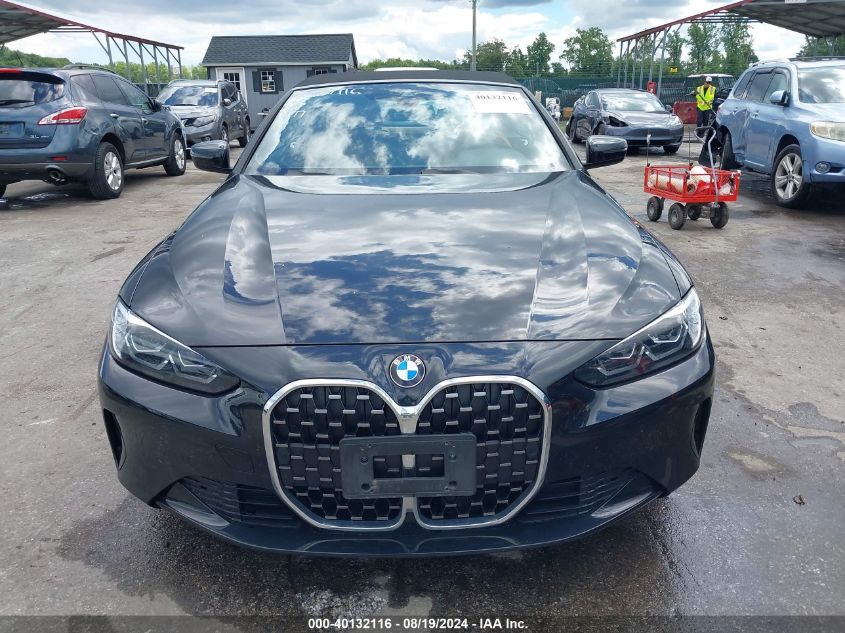 2022 BMW 430I VIN: WBA23AT0XNCJ76784 Lot: 40132116