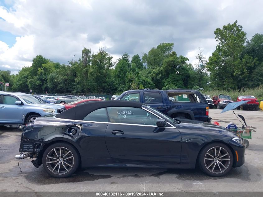 2022 BMW 430I VIN: WBA23AT0XNCJ76784 Lot: 40132116