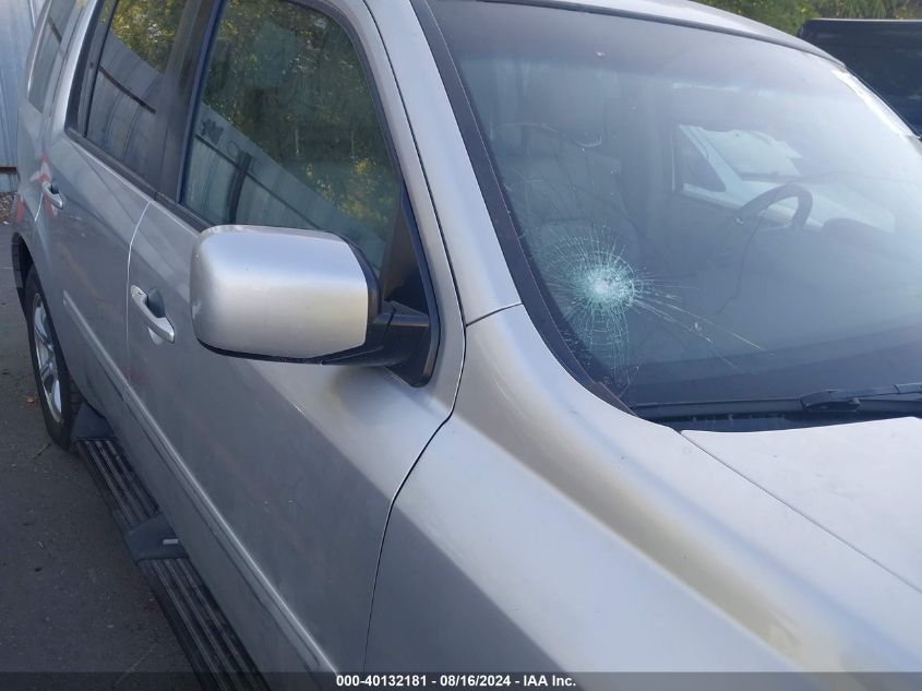 2012 Honda Pilot Ex-L VIN: 5FNYF3H53CB004696 Lot: 40132181