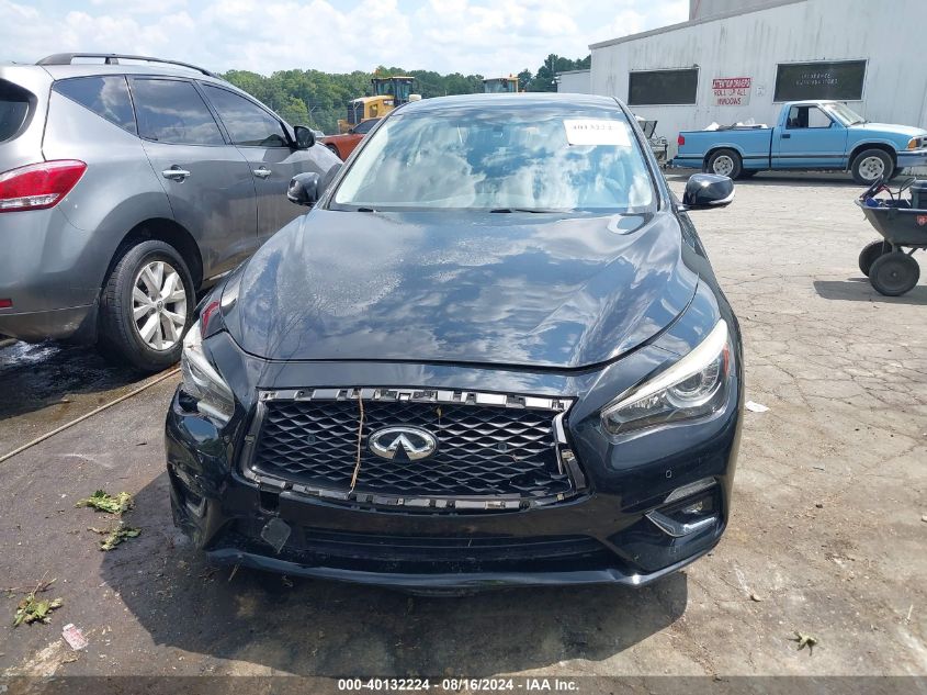 2018 Infiniti Q50 3.0T Luxe VIN: JN1EV7AP4JM355391 Lot: 40132224