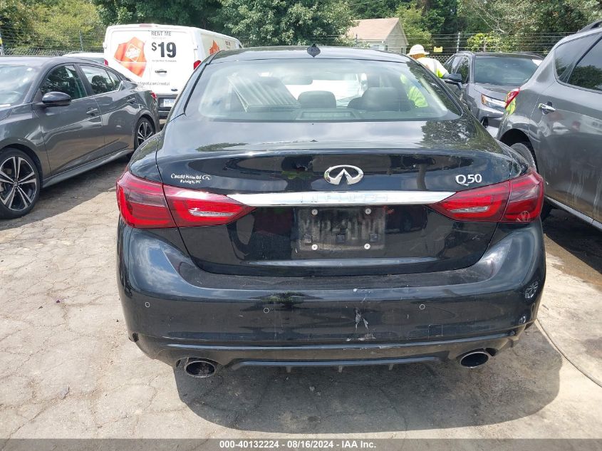 2018 Infiniti Q50 3.0T Luxe VIN: JN1EV7AP4JM355391 Lot: 40132224