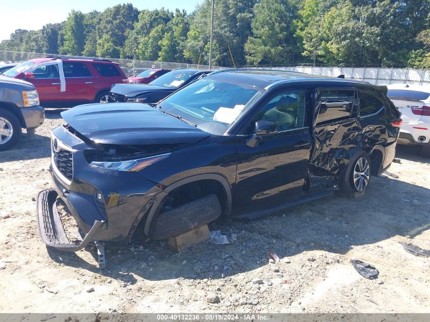 2020 Toyota Highlander Xle VIN: 5TDGZRAH2LS503379 Lot: 40132236