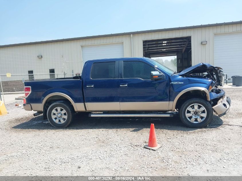 2012 Ford F-150 Lariat VIN: 1FTFW1EF7CFD01121 Lot: 40132292