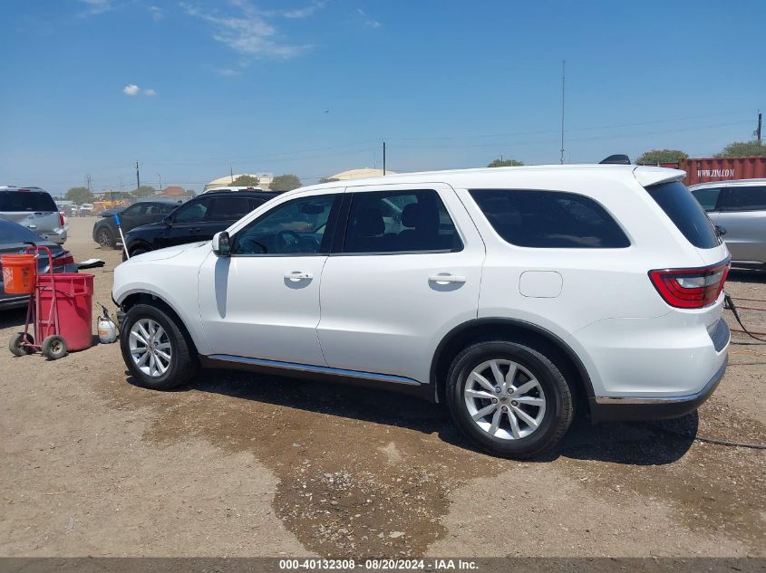 2020 Dodge Durango Sxt Rwd VIN: 1C4RDHAG1LC192215 Lot: 40132308