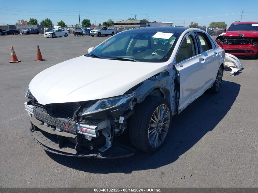 2014 Lincoln Mkz Hybrid VIN: 3LN6L2LUXER814672 Lot: 40132326