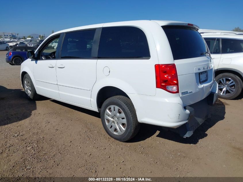 2017 Dodge Grand Caravan Se VIN: 2C4RDGBGXHR640345 Lot: 40132328