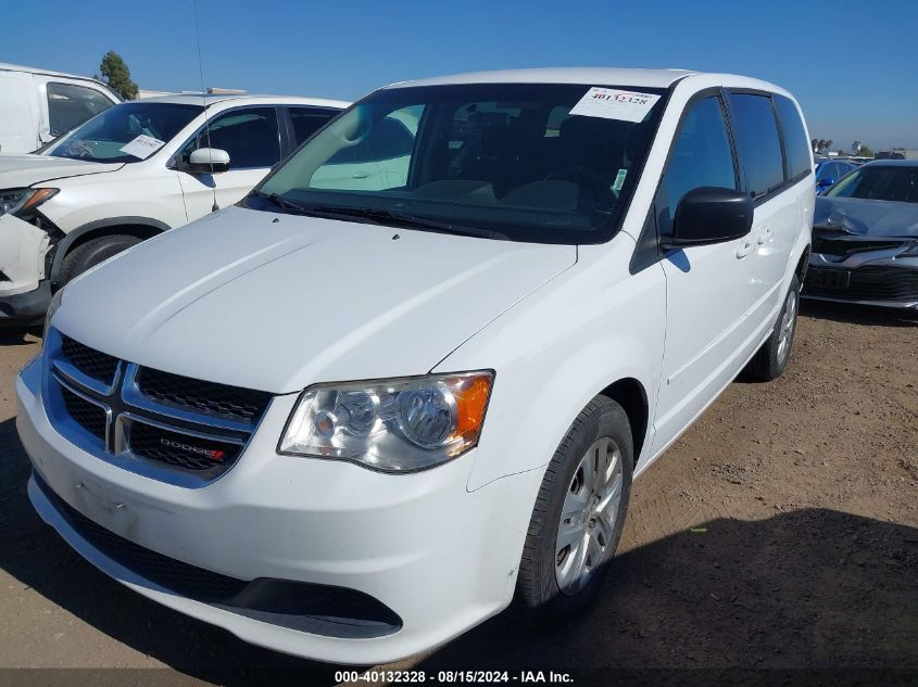 2017 Dodge Grand Caravan Se VIN: 2C4RDGBGXHR640345 Lot: 40132328