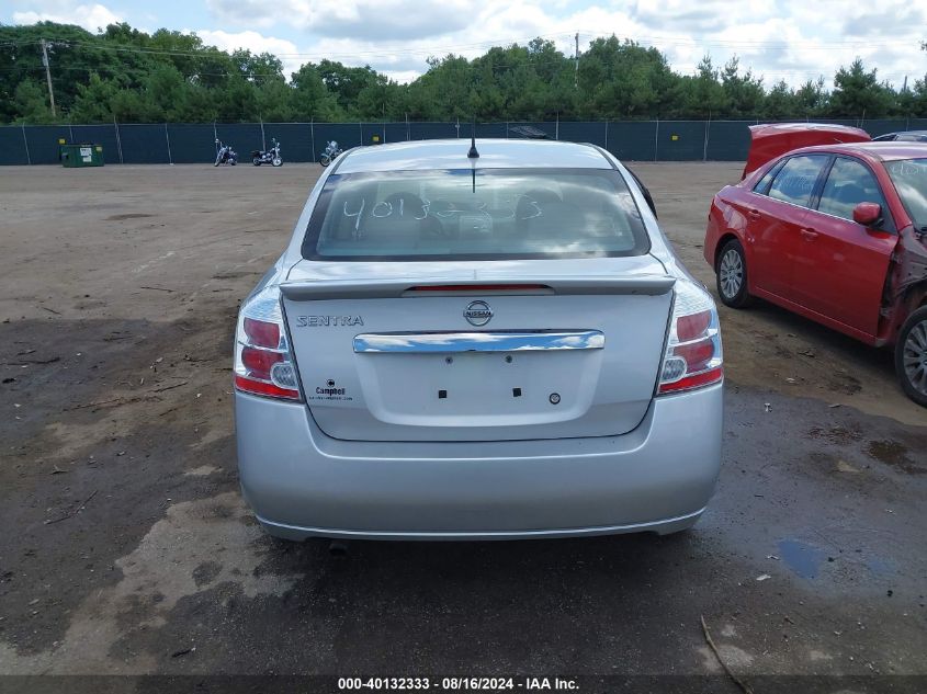 2011 Nissan Sentra 2.0S VIN: 3N1AB6AP0BL644412 Lot: 40132333