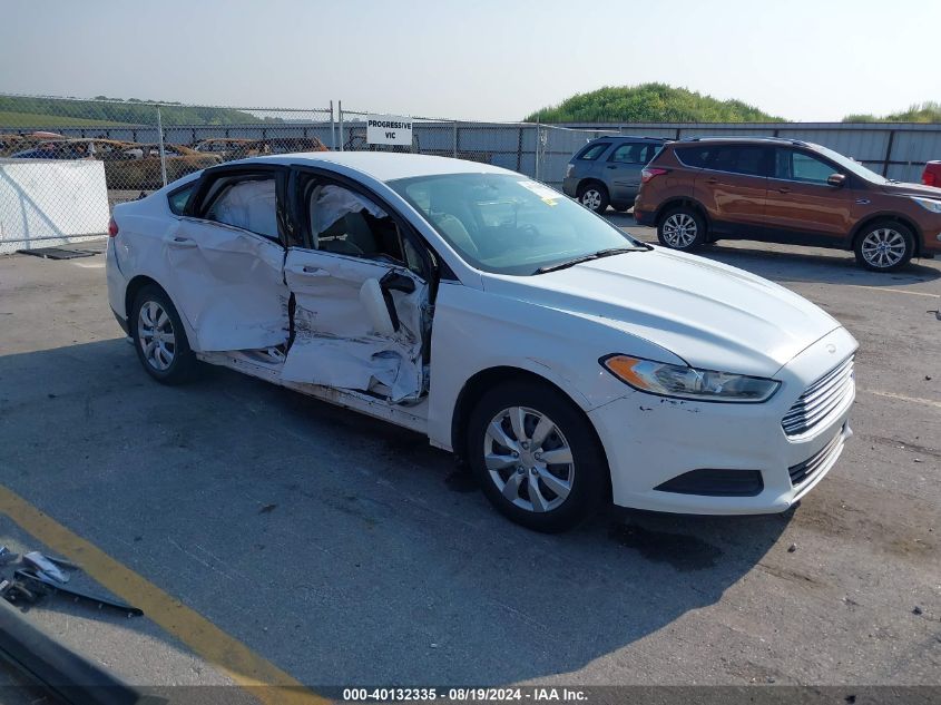 2014 Ford Fusion S VIN: 3FA6P0G78ER307633 Lot: 40132335