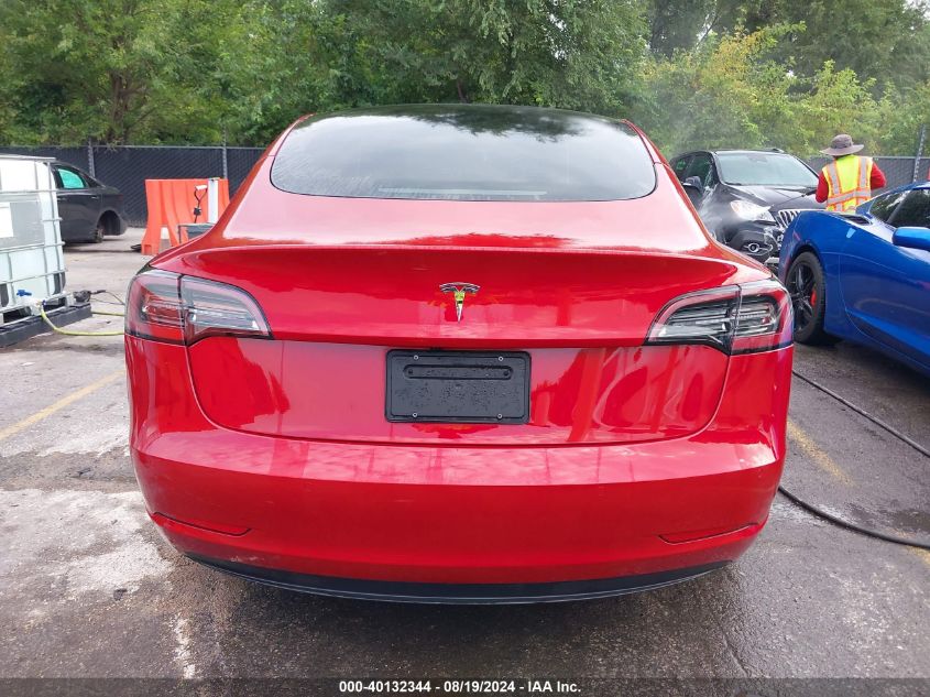 2021 Tesla Model 3 Standard Range Plus Rear-Wheel Drive VIN: 5YJ3E1EA2MF090300 Lot: 40132344