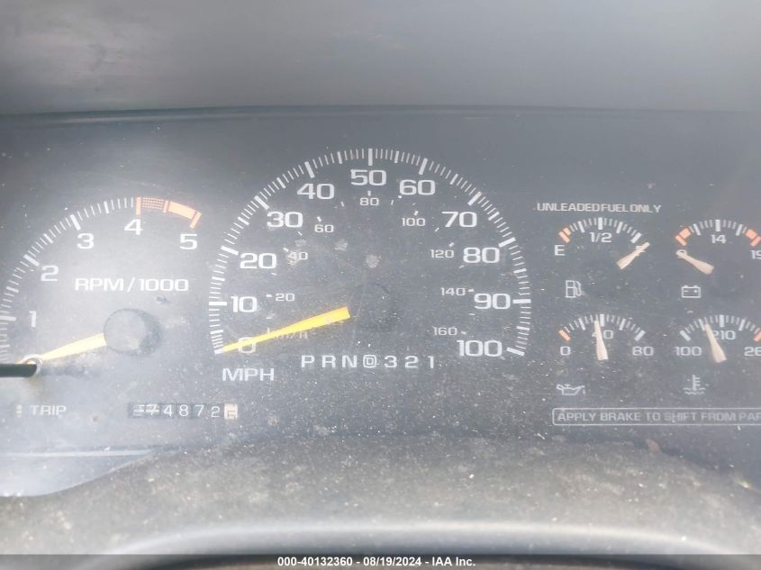 1995 Chevrolet Gmt-400 C1500 VIN: 2GCEC19K4S1295327 Lot: 40132360