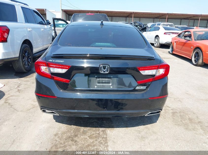 2022 Honda Accord Sport Se VIN: 1HGCV1F42NA045085 Lot: 40132387