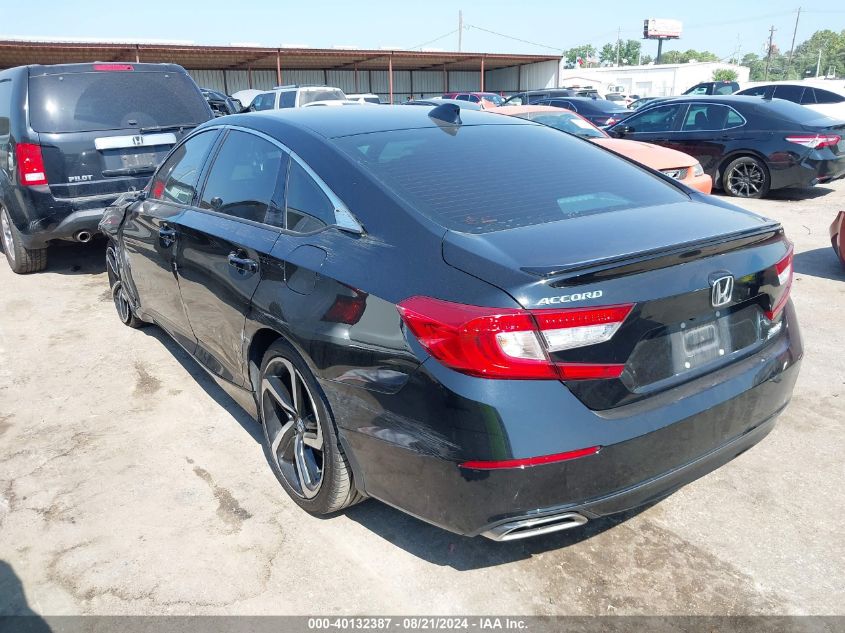 2022 Honda Accord Sport Se VIN: 1HGCV1F42NA045085 Lot: 40132387