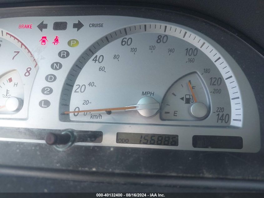 2004 Toyota Camry Se VIN: 4T1BE32K74U885530 Lot: 40132400