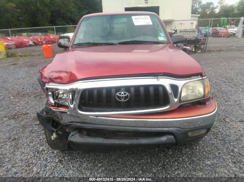 2002 Toyota Tacoma Base V6 VIN: 5TEWN72N02Z069061 Lot: 40132415