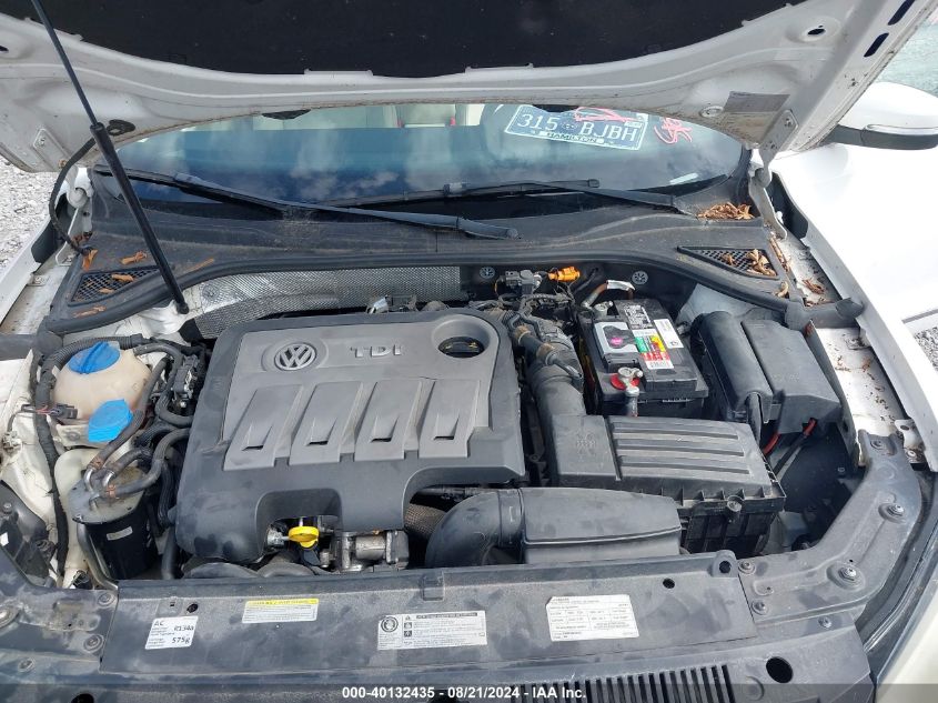 2014 Volkswagen Passat 2.0L Tdi Se VIN: 1VWBN7A38EC074099 Lot: 40132435