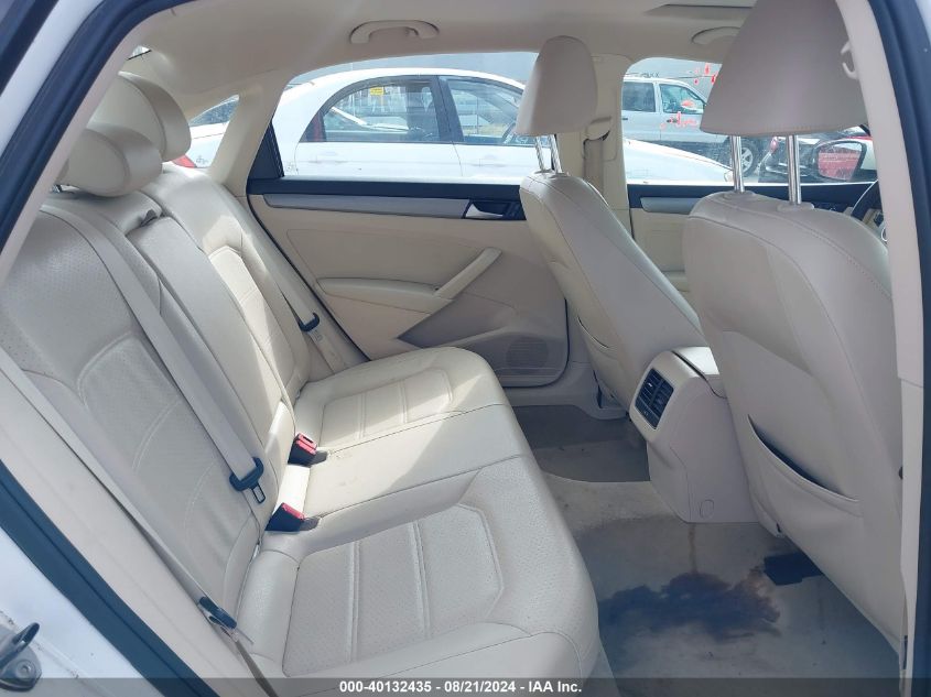 2014 Volkswagen Passat 2.0L Tdi Se VIN: 1VWBN7A38EC074099 Lot: 40132435