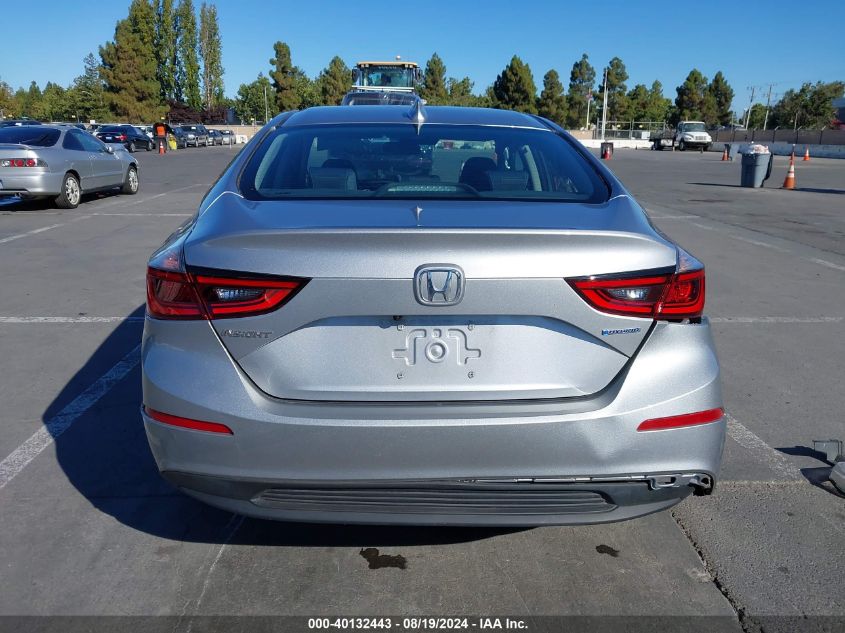 2021 Honda Insight Ex VIN: 19XZE4F51ME008432 Lot: 40132443