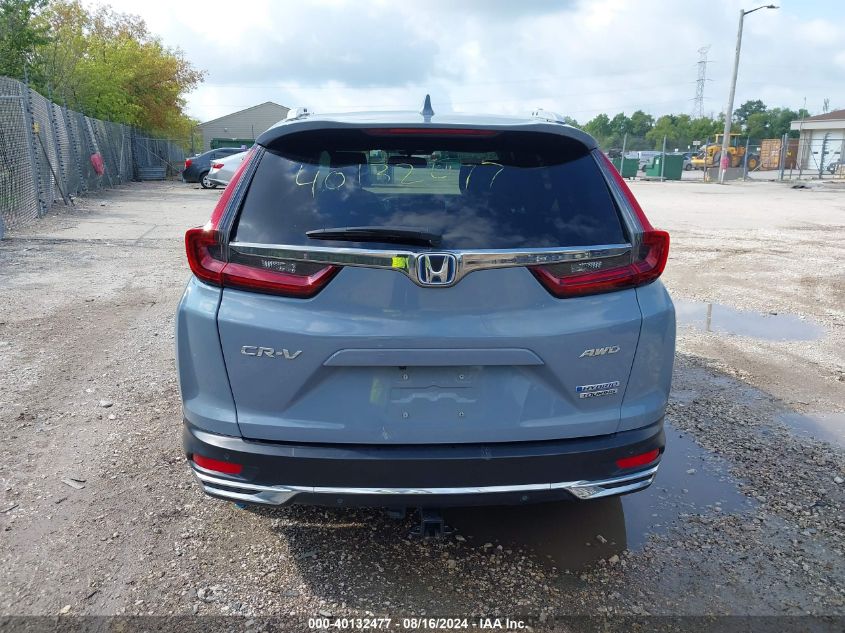 2022 Honda Cr-V Hybrid Touring VIN: 5J6RT6H98NL003734 Lot: 40132477