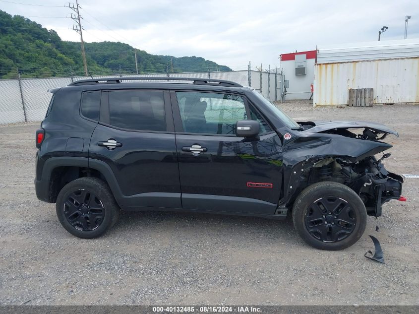 2017 Jeep Renegade Trailhawk 4X4 VIN: ZACCJBCB7HPF66228 Lot: 40132485