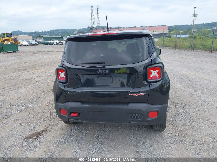 2017 Jeep Renegade Trailhawk 4X4 VIN: ZACCJBCB7HPF66228 Lot: 40132485