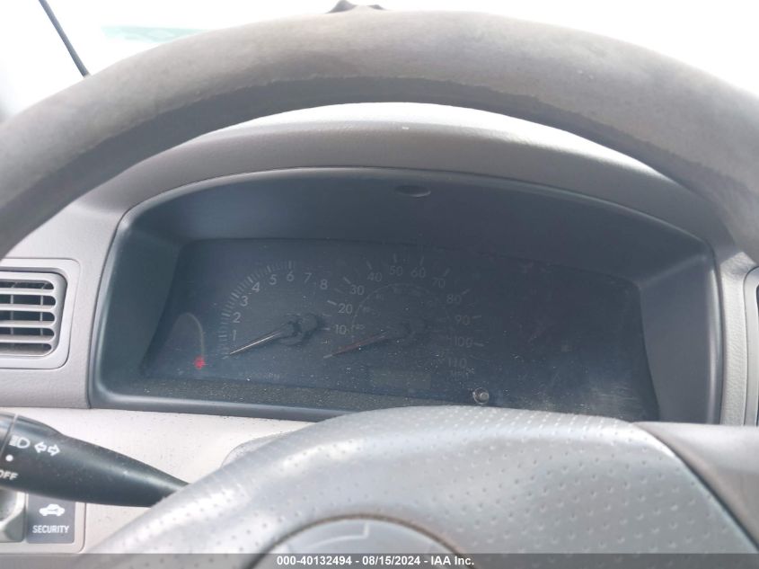 2005 Toyota Corolla Le VIN: 1NXBR32E55Z449856 Lot: 40132494