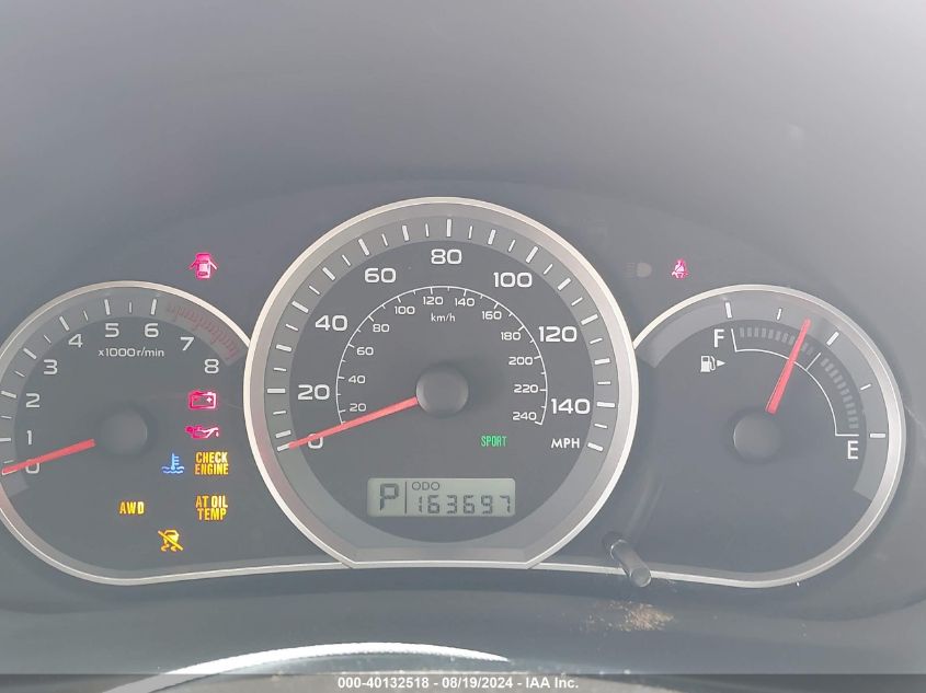 2009 Subaru Impreza 2.5I VIN: JF1GH61699H815797 Lot: 40132518