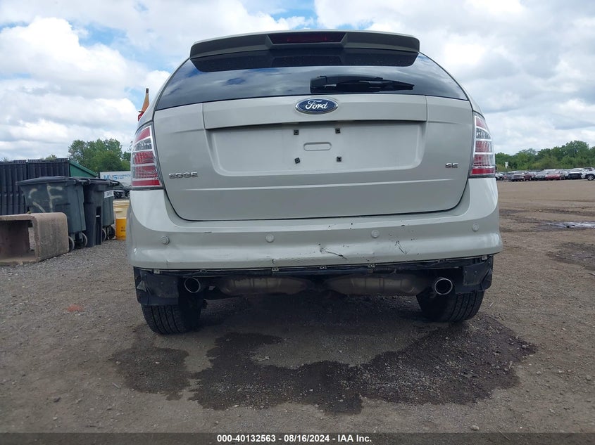 2007 Ford Edge Sel VIN: 2FMDK38C77BA57523 Lot: 40132563