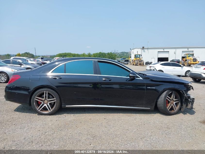 2014 Mercedes-Benz S 63 Amg 4Matic VIN: WDDUG7JB8EA038315 Lot: 40132579