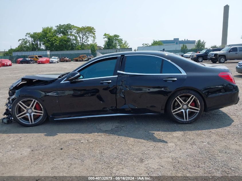 2014 Mercedes-Benz S 63 Amg 4Matic VIN: WDDUG7JB8EA038315 Lot: 40132579