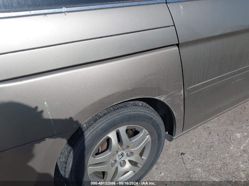 2005 Honda Odyssey Ex VIN: 5FNRL38405B403282 Lot: 40132586