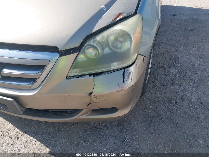 2005 Honda Odyssey Ex VIN: 5FNRL38405B403282 Lot: 40132586