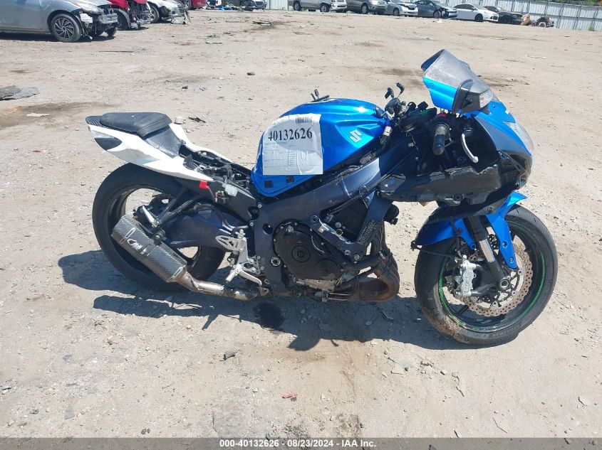 2011 Suzuki Gsx750 VIN: JS1GR7MA4B2103231 Lot: 40132626