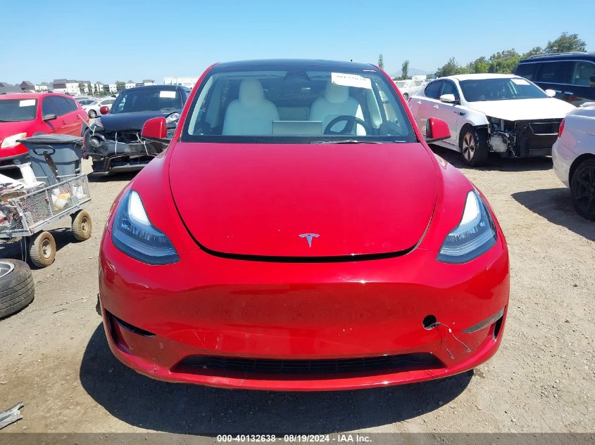 2023 Tesla Model Y Awd/Long Range Dual Motor All-Wheel Drive VIN: 7SAYGDEE9PA116240 Lot: 40132638