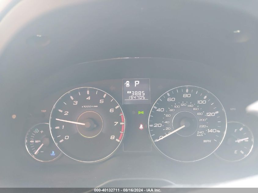 2012 Subaru Outback 2.5I Premium VIN: 4S4BRCCC6C3253909 Lot: 40132711