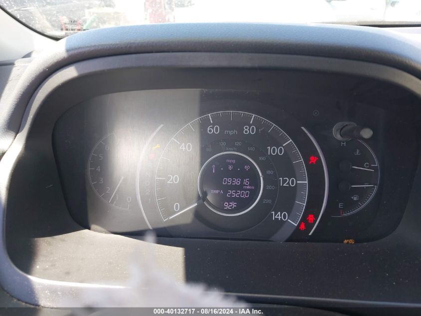 2012 Honda Cr-V Ex-L VIN: 5J6RM3H7XCL045748 Lot: 40132717