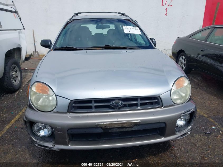 2002 Subaru Impreza Outback Sport VIN: JF1GG68592G829923 Lot: 40132724