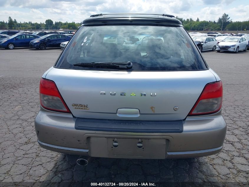 2002 Subaru Impreza Outback Sport VIN: JF1GG68592G829923 Lot: 40132724