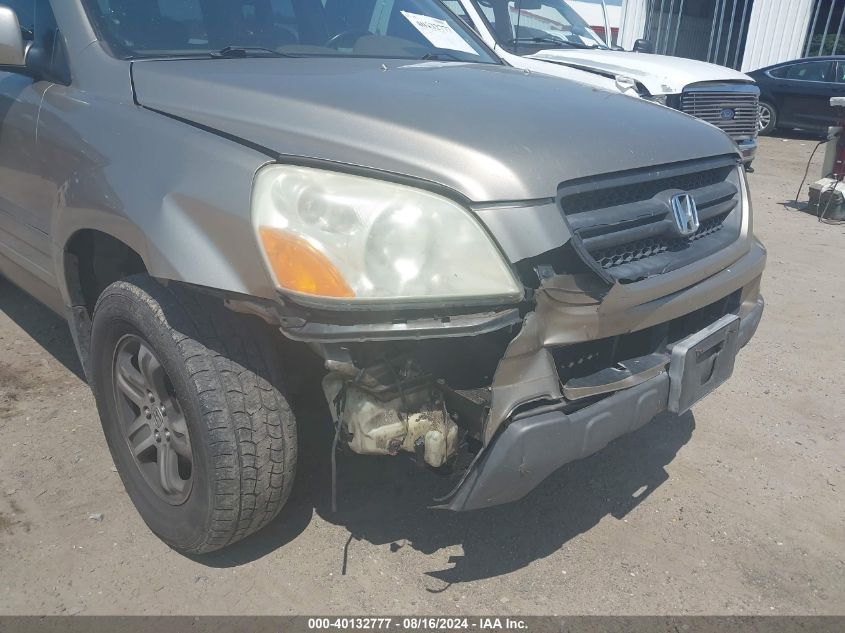 2005 Honda Pilot Ex-L VIN: 5FNYF18595B012776 Lot: 40132777