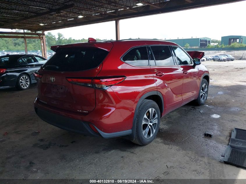 2021 TOYOTA HIGHLANDER XLE - 5TDGZRBH7MS095784