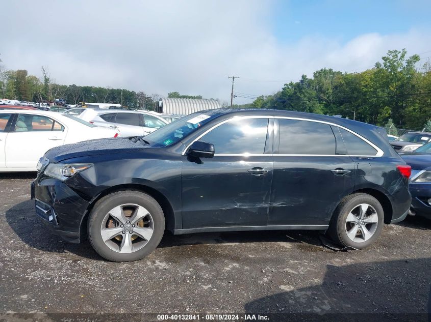 2016 Acura Mdx 3.5L (A9)/W/Acurawatch Plus VIN: 5FRYD4H27GB043622 Lot: 40132841