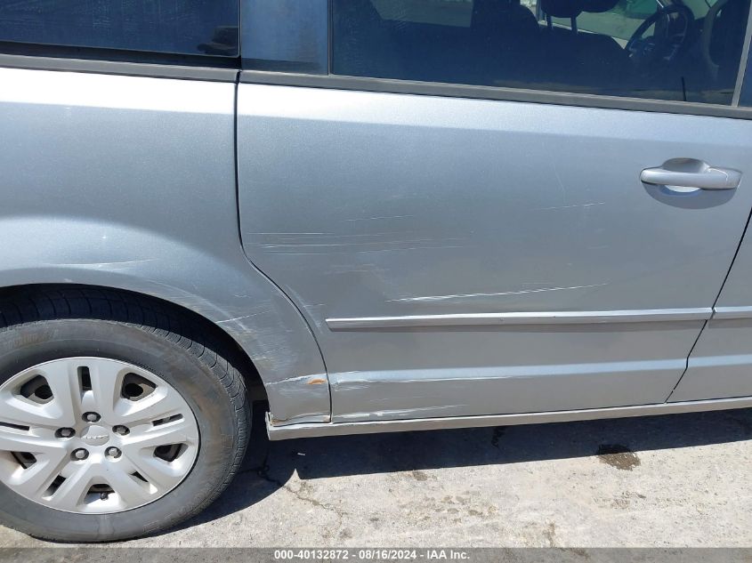 2015 Dodge Grand Caravan Se VIN: 2C4RDGBG8FR647825 Lot: 40132872