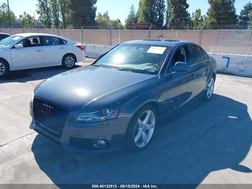 2009 Audi A4 2.0T Premium VIN: WAUMF78K29N041144 Lot: 40132912