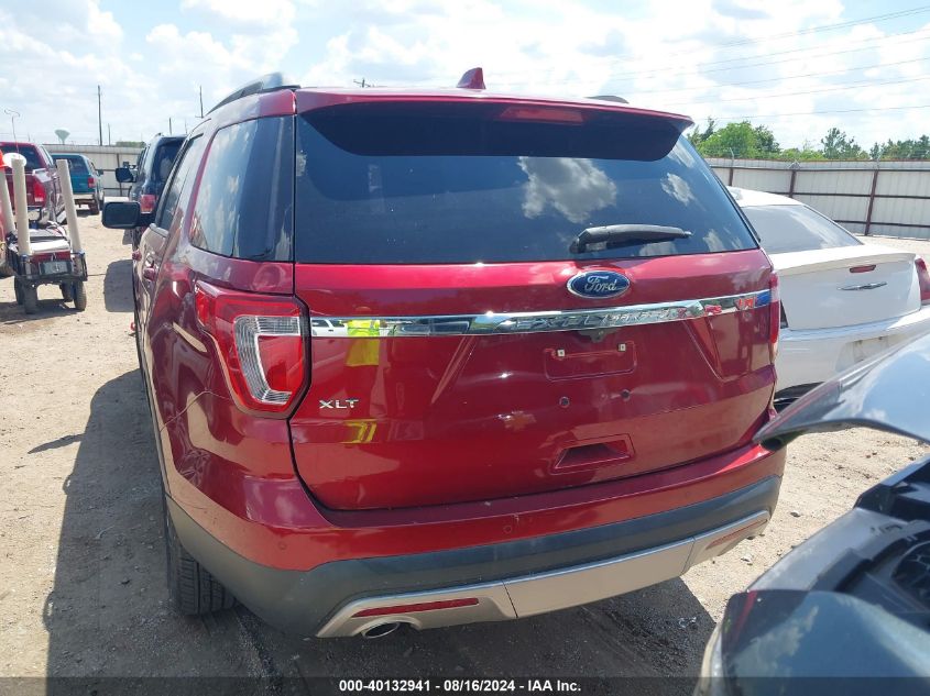 2017 Ford Explorer Xlt VIN: 1FM5K7D88HGD52976 Lot: 40132941