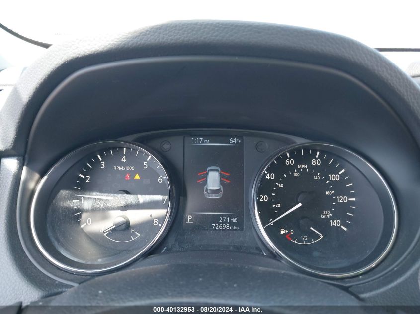 2017 Nissan Rogue Sv VIN: KNMAT2MV4HP597735 Lot: 40132953