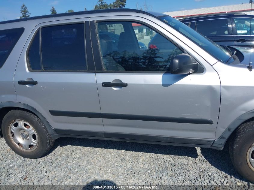 2005 Honda Cr-V Lx VIN: JHLRD78565C040919 Lot: 40133015