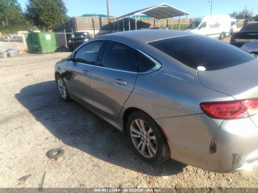 2015 Chrysler 200 Limited VIN: 1C3CCCAB4FN611218 Lot: 40133084