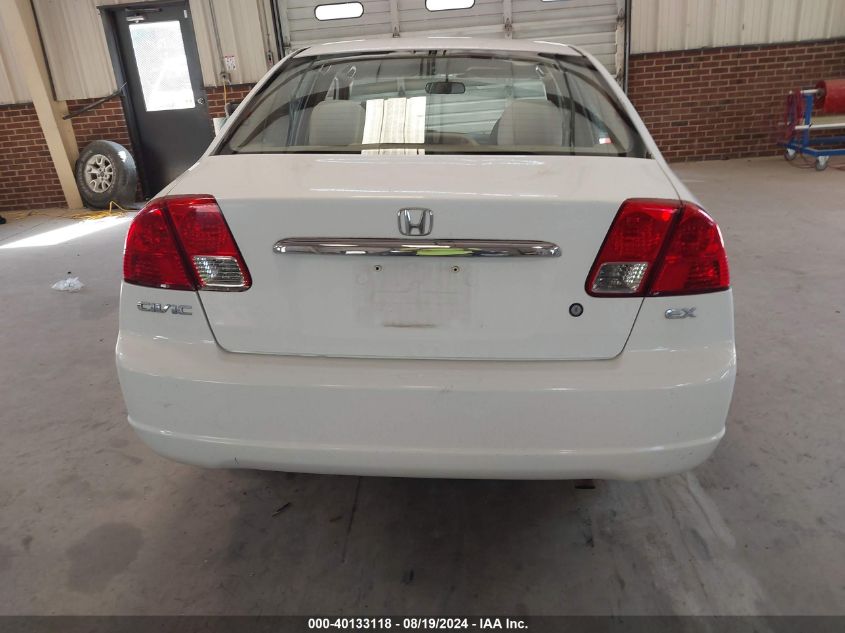 2003 Honda Civic Ex VIN: 2HGES26873H588571 Lot: 40133118