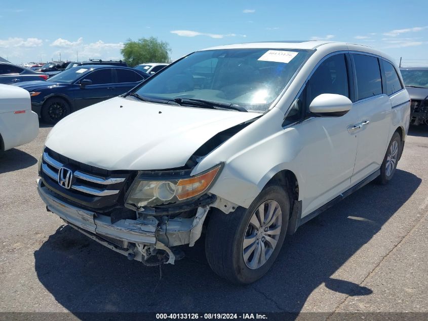 2016 Honda Odyssey Ex-L VIN: 5FNRL5H6XGB048427 Lot: 40133126