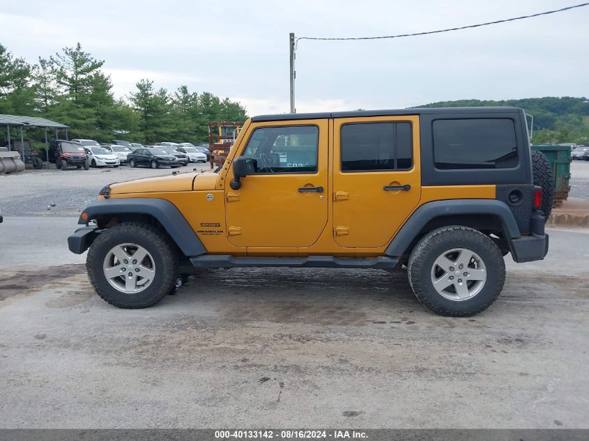 2014 Jeep Wrangler Unlimited Sport VIN: 1C4BJWDG7EL270221 Lot: 40133142